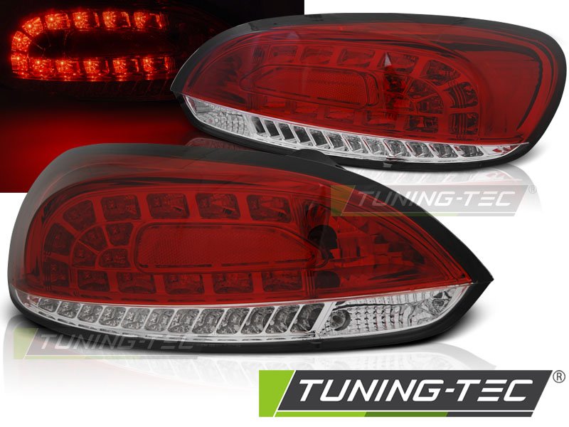 Stopuri LED RED WHITE Tuning-Tec pentru VW SCIROCCO III 08-04.14 - LDVWI1