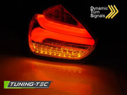 Stopuri LED SMOKE RED Tuning-Tec pentru FORD FOCUS 3 15-18 HATCHBACK - LDFO70