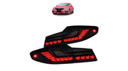 Stopuri LED dinamice fumurii spate BMW Seria 5 G30 F90 - AM-TLIBM0036