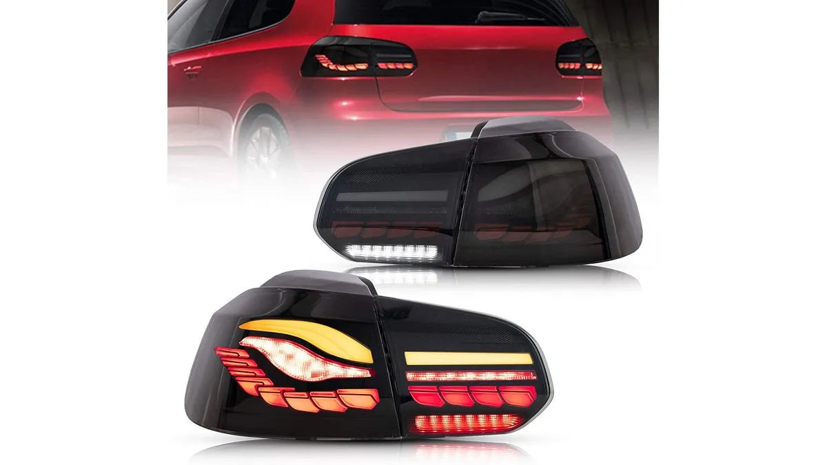 Stopuri LED dinamice spate fumurii pentru Volkswagen Golf VI - AM-TLIWW0016