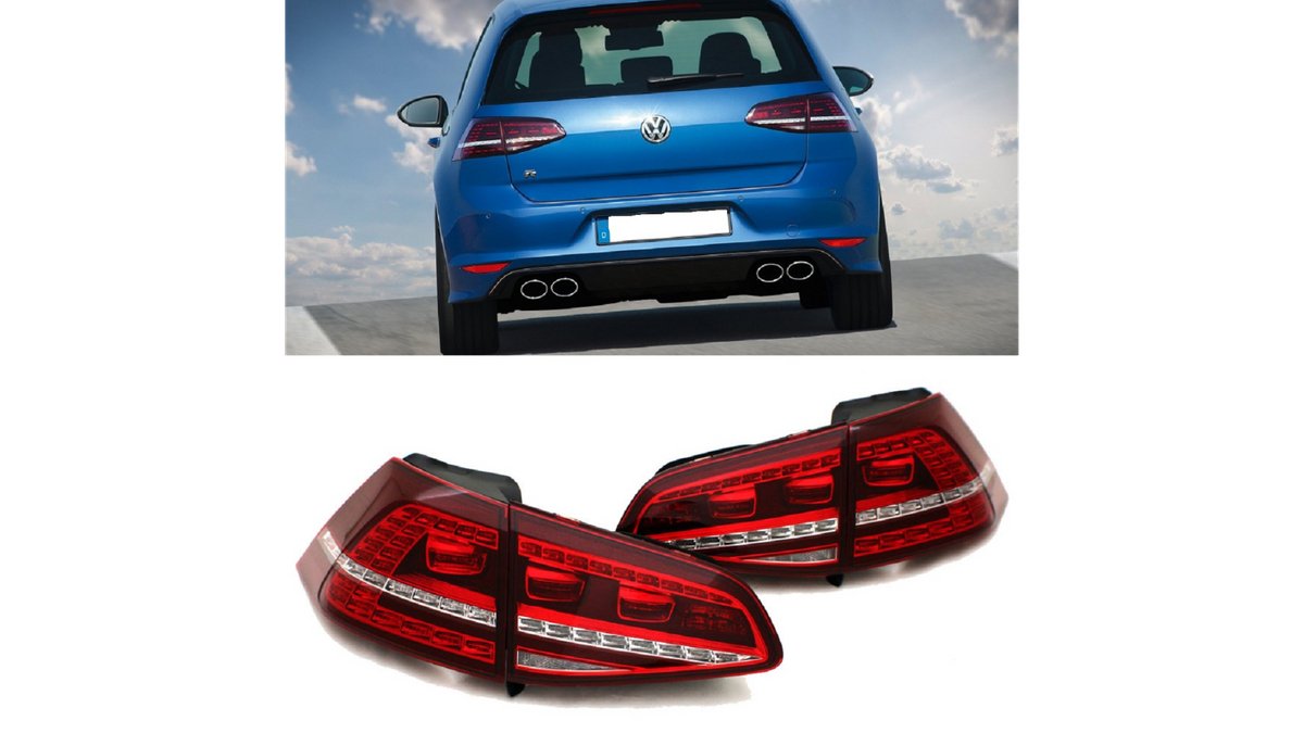 Stopuri LED dinamice spate rosii Volkswagen Golf 7 - AM-TLIWW0020