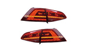Stopuri LED dinamice spate rosii Volkswagen Golf 7 - AM-TLIWW0020