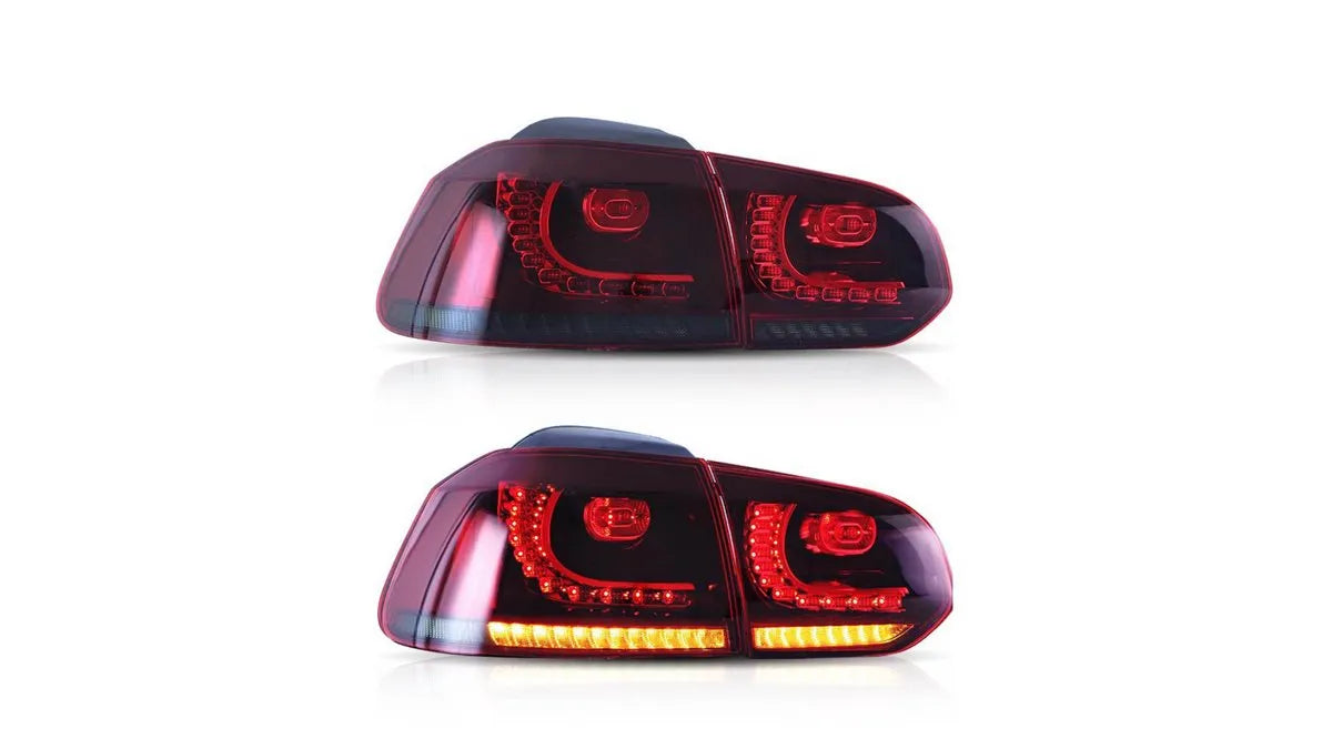 Stopuri LED dinamice spate rosii Volkswagen Golf VI - AM-TLIWW0010