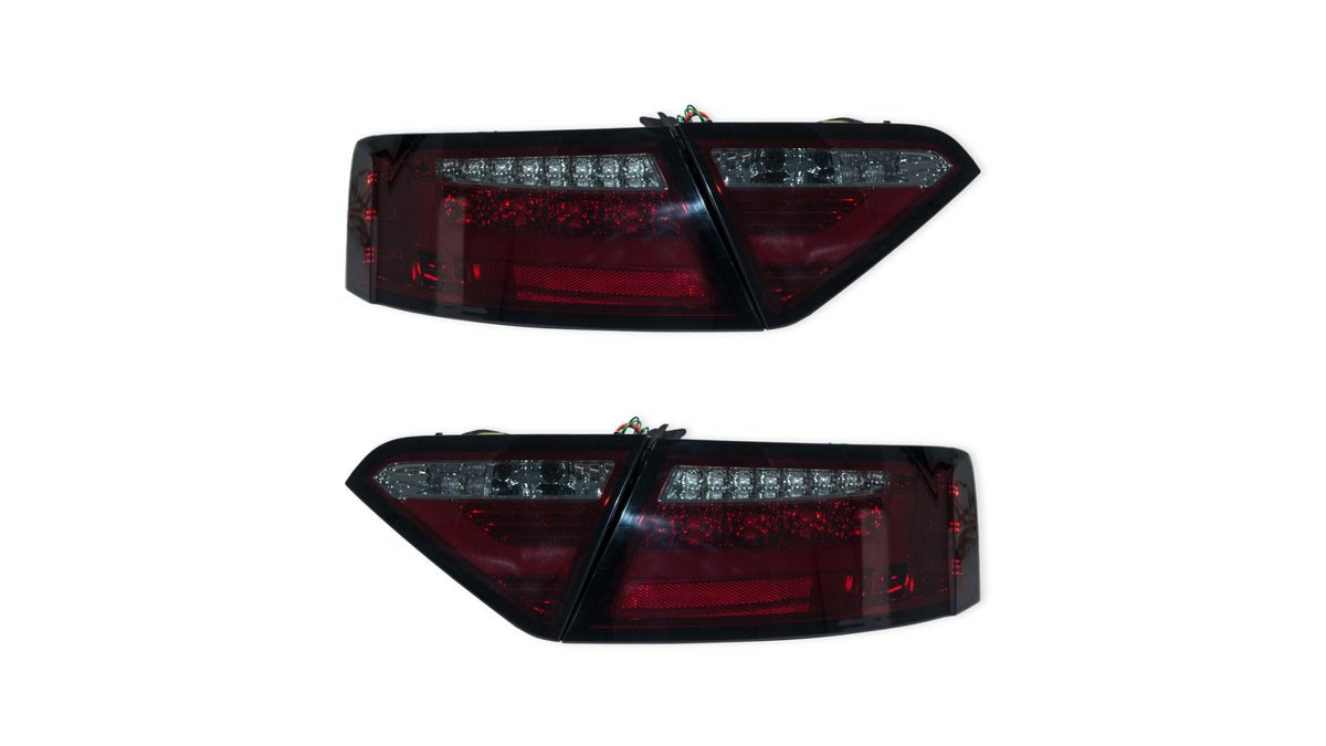 Stopuri LED spate rosii fumurii pentru Audi A5 8T - AM-TLIAU0004
