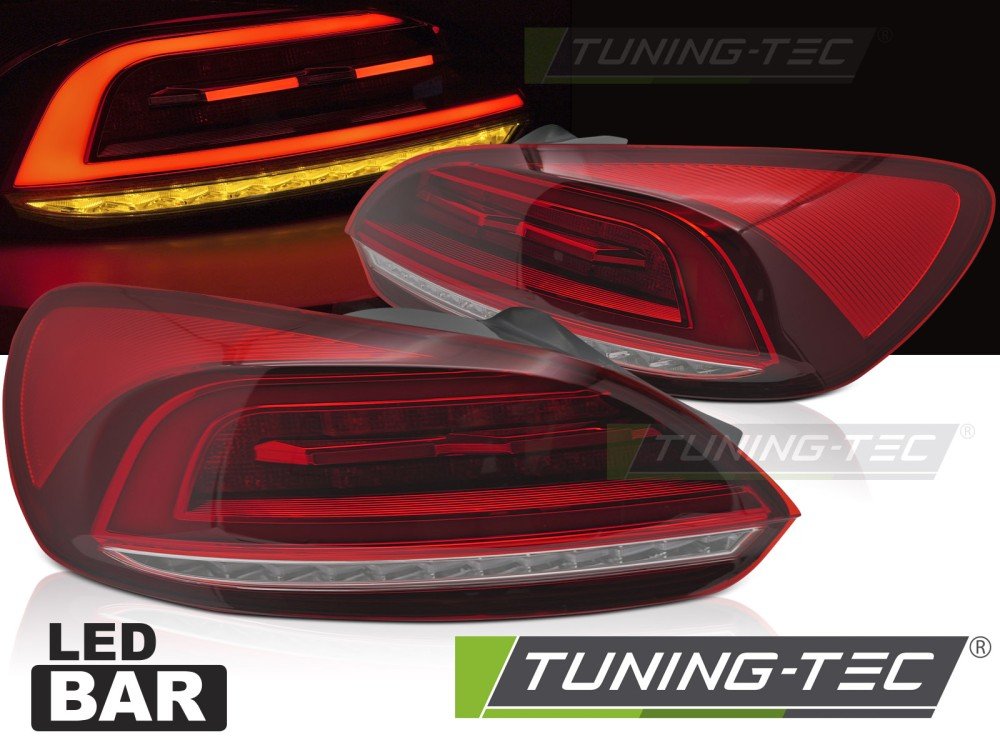 Stopuri RED LED BAR pentru VW SCIROCCO III 08-14 - LDVWV6