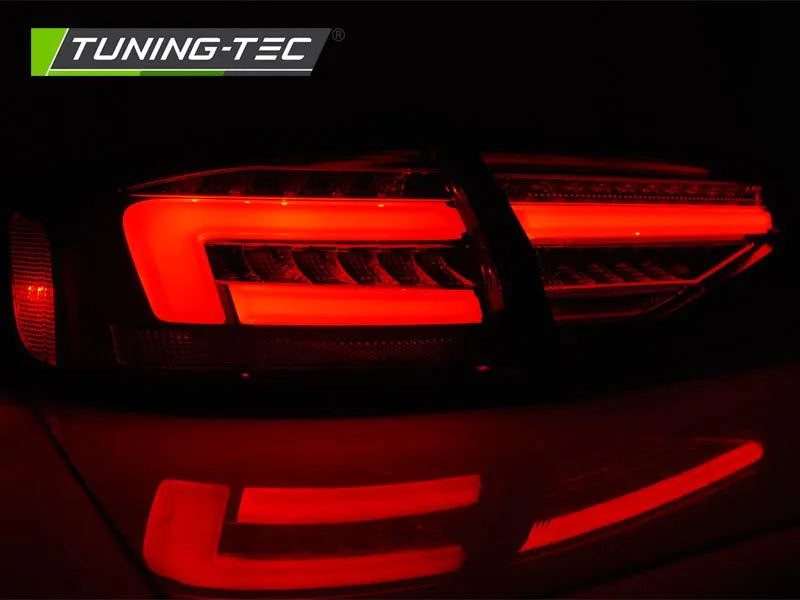 Stopuri cu LED BAR BLACK SEQ Tuning-Tec pentru AUDI A4 B8 12-15 SEDAN - LDAUH6