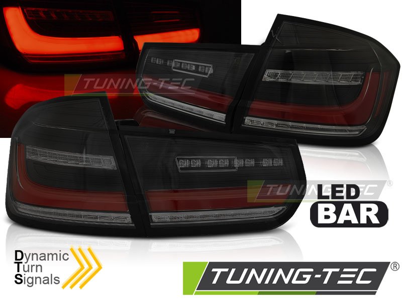 Stopuri cu LED BAR BLACK SMOKE SEQ Tuning-Tec pentru BMW F30 11-18 - LDBMJ0