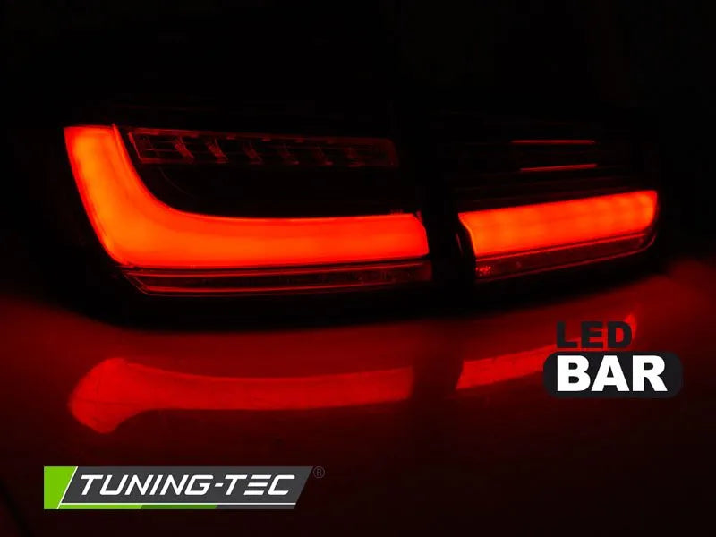 Stopuri cu LED BAR BLACK SMOKE SEQ Tuning-Tec pentru BMW F30 11-18 - LDBMJ0