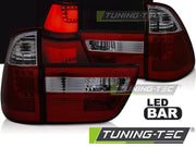 Stopuri cu LED BAR RED SMOKE Tuning-Tec pentru BMW X5 E53 09.99-10.03 - LDBMI7