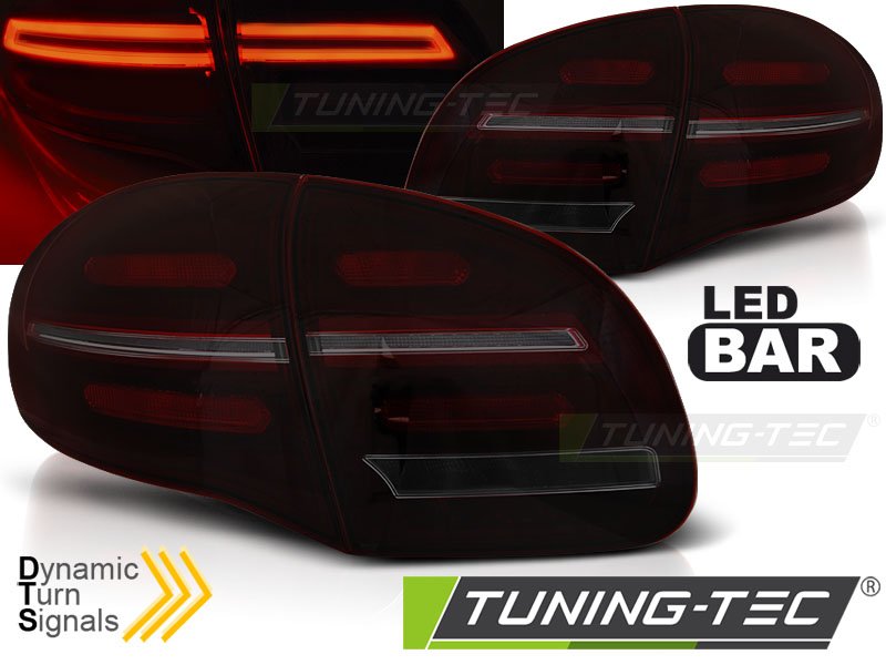 Stopuri cu LED BAR RED SMOKE Tuning-Tec pentru PORSCHE CAYENNE 10-15 - LDPO34