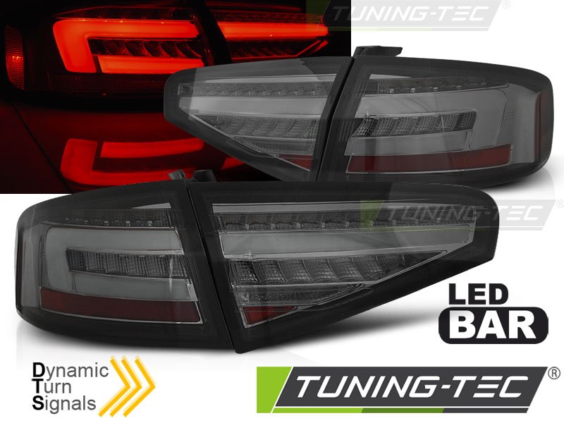 Stopuri cu LED BAR SMOKE SEQ Tuning-Tec pentru AUDI A4 B8 12-15 SEDAN - LDAUH5