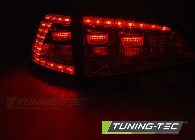 Stopuri cu LED BLACK SMOKE SEQ Tuning-Tec pentru VW GOLF 7 13-17 - LDVWM7