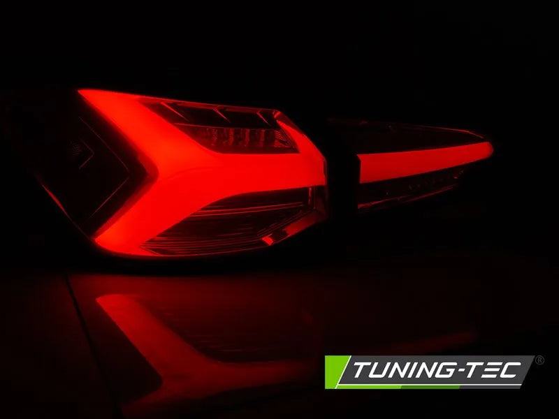 Stopuri cu LED RED WHITE Tuning-Tec pentru FORD FOCUS 4 18-21 HATCHBACK - LDFO72