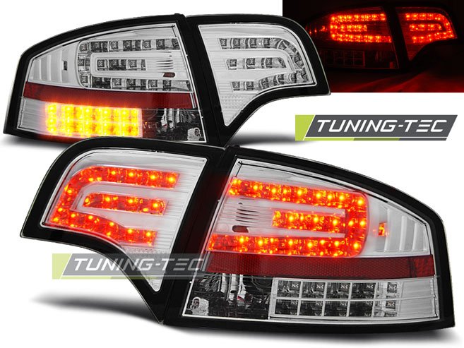 Stopuri cu Led cromate pentru Audi A4 11.2004-03.2008 Tuning-Tec - LDAU69