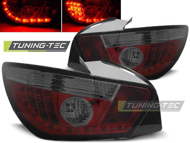 Stopuri cu Negri Rosu LED pentru Seat Ibiza 6J 3D 06.08- Tuning-Tec - LDSE15