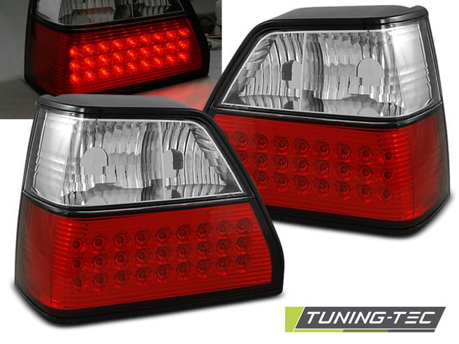 Stopuri cu led rosu, alb pentru VW GOLF 2 08.83-08.91 Tuning-Tec - LDVW33