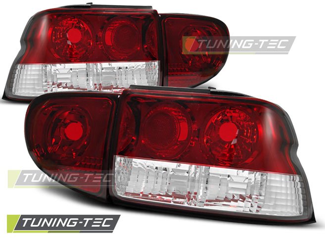 Stopuri pentru Ford Escort MK6/7 93-00 Rosu-Alb Tuning-Tec - LTFO25