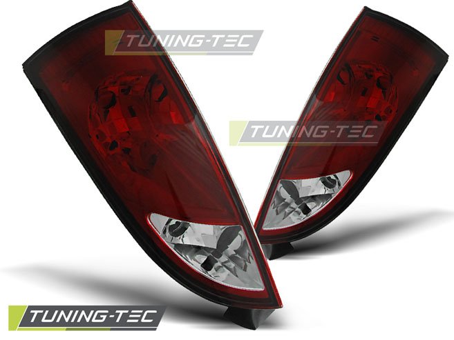 Stopuri pentru Ford Focus 1 10.98-10.04 rosu-alb Tuning-Tec - LTFO12