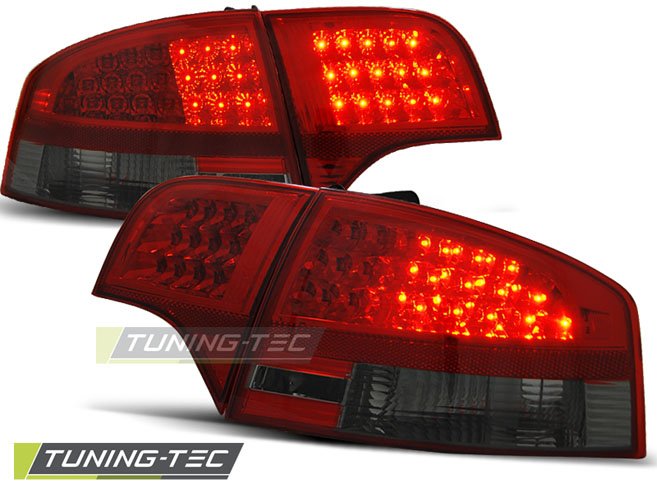 Stopuri rosu fumurii pentru Audi A4 11.2004-03.2008 Tuning-Tec - LDAU54