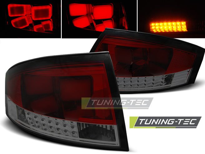 Stopuri rosu fumurii pentru Audi TT 8N 1999-2006 Tuning-Tec - LDAU49