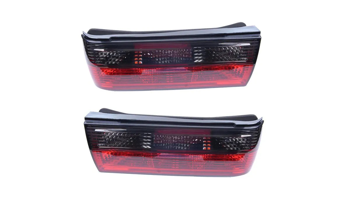 Stopuri spate BMW Seria 3 E30 Facelift Crystal rosu fumuriu - AM-TLIBM0031
