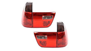 Stopuri spate BMW X5 E53 rosii/smoke (fumurii) - AM-TLIBM0053