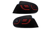 Stopuri spate LED fumurii negre Volkswagen Golf 5 - AM-TLIWW0019