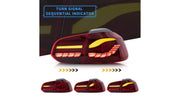 Stopuri spate dinamice LED rosii pentru Volkswagen Golf VI - AM-TLIWW0015