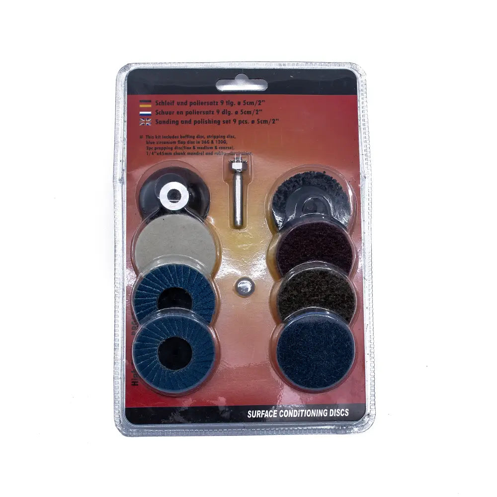 Cumpara SET 9 PIESE ABRAZIVE PTR SLEFUIRE 1/4" de la Mesterul Minune
