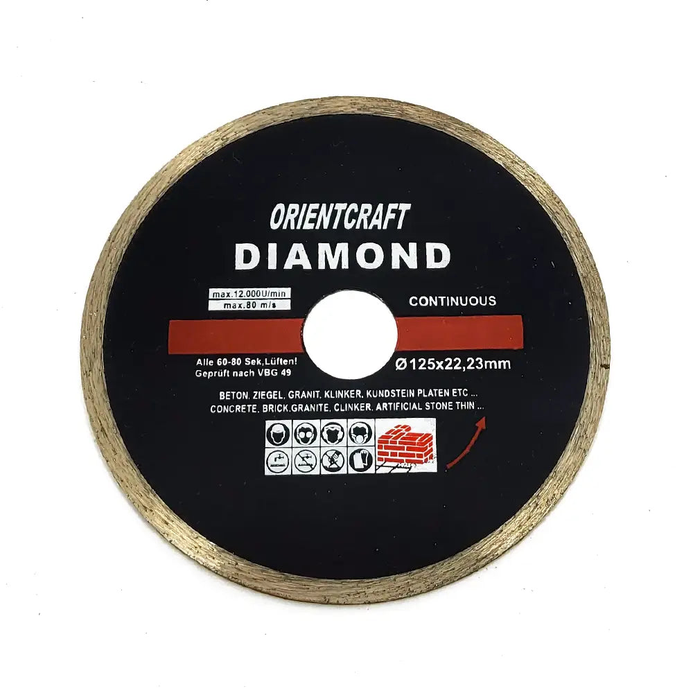 DISC DIAMANTAT SEGMENT CONTINUU 1001.04 125MM