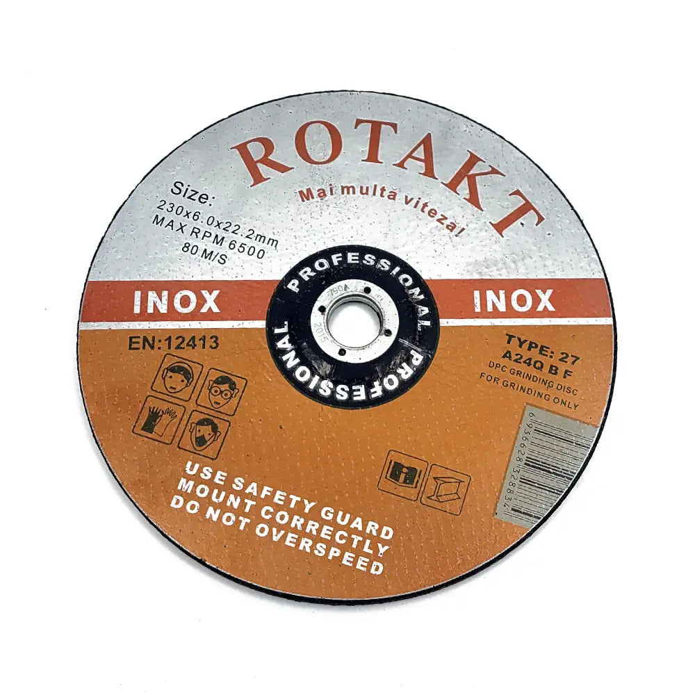 Cumpara DISC ABRAZIV POLIZARE INOX DEGAJAT 230X6X22.2 de la Mesterul Minune