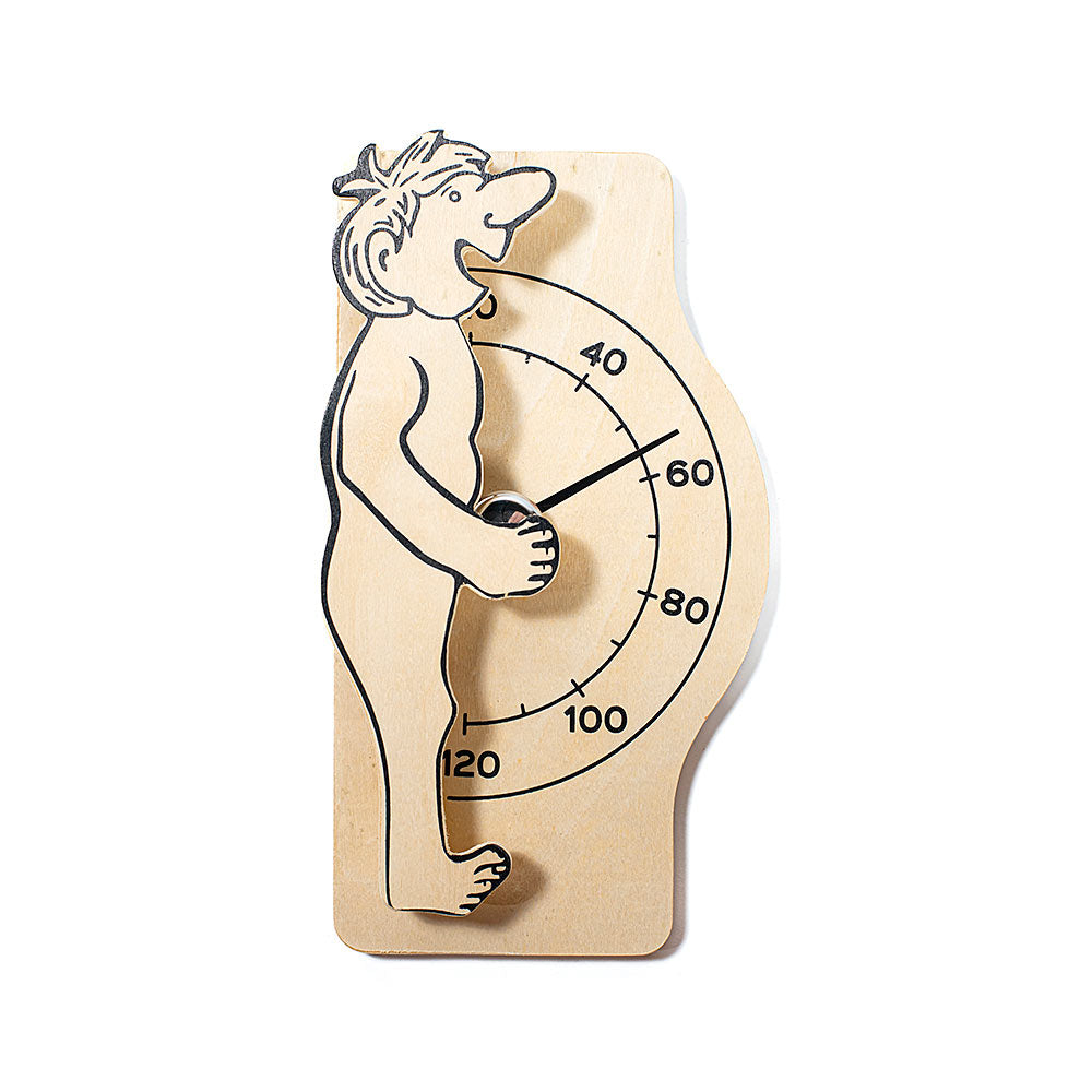 Termometru sauna lemn pin Waincris "Funny Man" U-T059