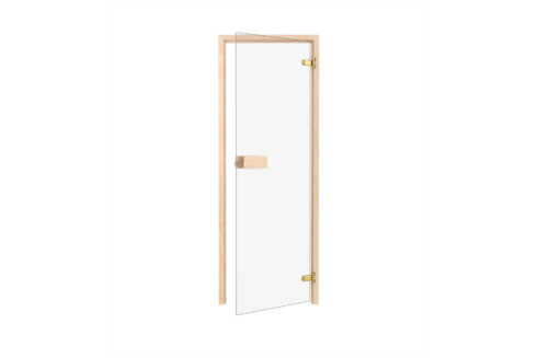 Usa sauna uscata Classic Clear transparenta 7×19 pin, 690 x 1890 mm SU0015