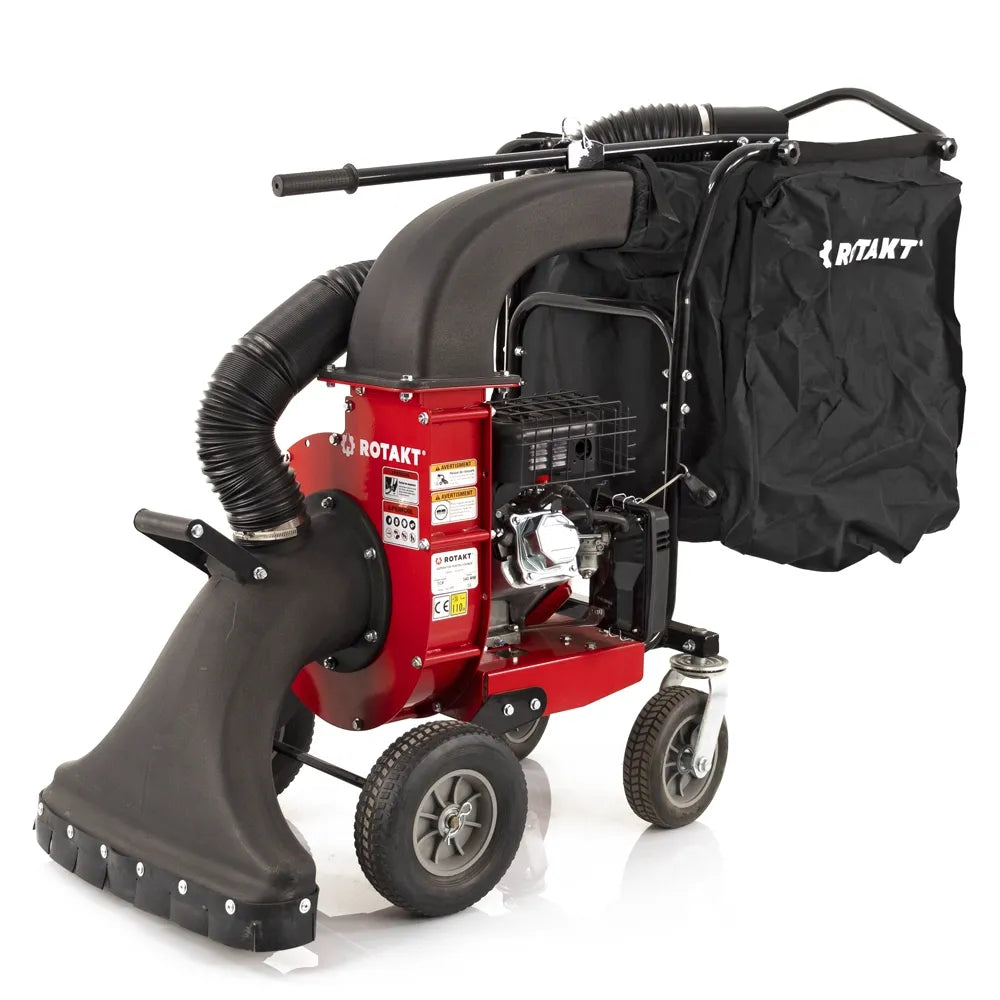 Aspirator de Frunze şi Resturi Vegetale Rotakt ROAF-08 Sac Colector cu Capacitate de 175 de litri, motor Rato