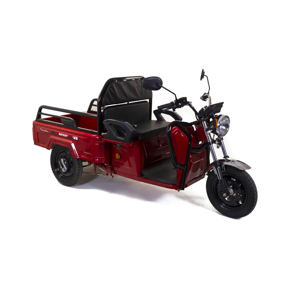 Triciclu Electric Cu Remorca Rotakt Nautilus 1600W 25 km/h Autonomie 44 km Baterie plumb-acid 60V 32Ah Greutate maxima 364 kg, Fara permis