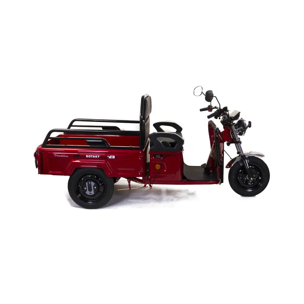 Triciclu Electric Cu Remorca Rotakt Nautilus 1600W 25 km/h Autonomie 44 km Baterie plumb-acid 60V 32Ah Greutate maxima 364 kg, Fara permis