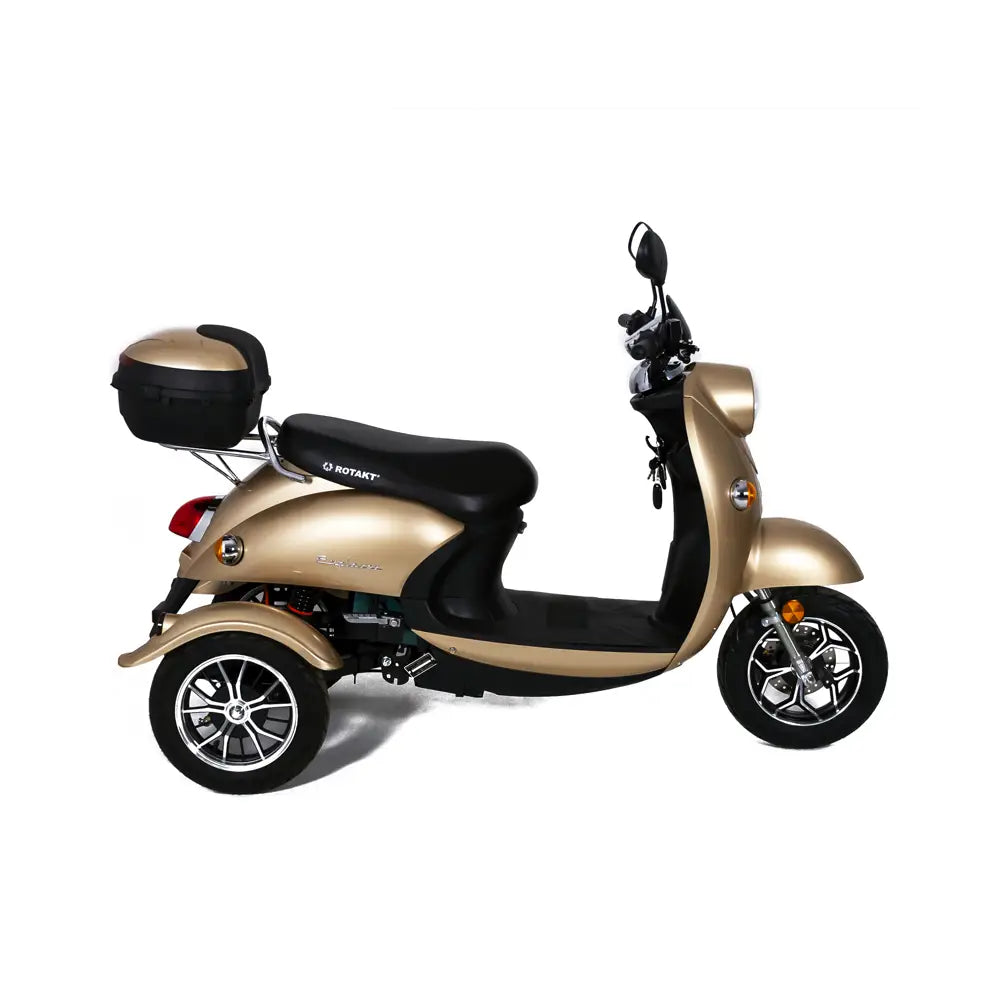 Cumpara Triciclu Electric Rotakt Explorer Motor 1000W Viteză 25 km/h Autonomie pana la 45 km Baterie plumb-acid 60V 20Ah Greutate maximă 251kg, Fără permis de la Mesterul Minune