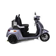 Triciclu Electric Rotakt Navigator cu Doua Motoare De 400W Viteză 25 km/h Autonomie 80 km Baterie plumb-acid 60V 20Ah Greutate maximă 300kg, Fără permis