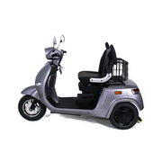 Cumpara Triciclu Electric Rotakt Navigator cu Doua Motoare De 400W Viteză 25 km/h Autonomie de până la 80 km Baterie plumb-acid 60V 20Ah Greutate maximă 300kg, Fără permis de la Mesterul Minune