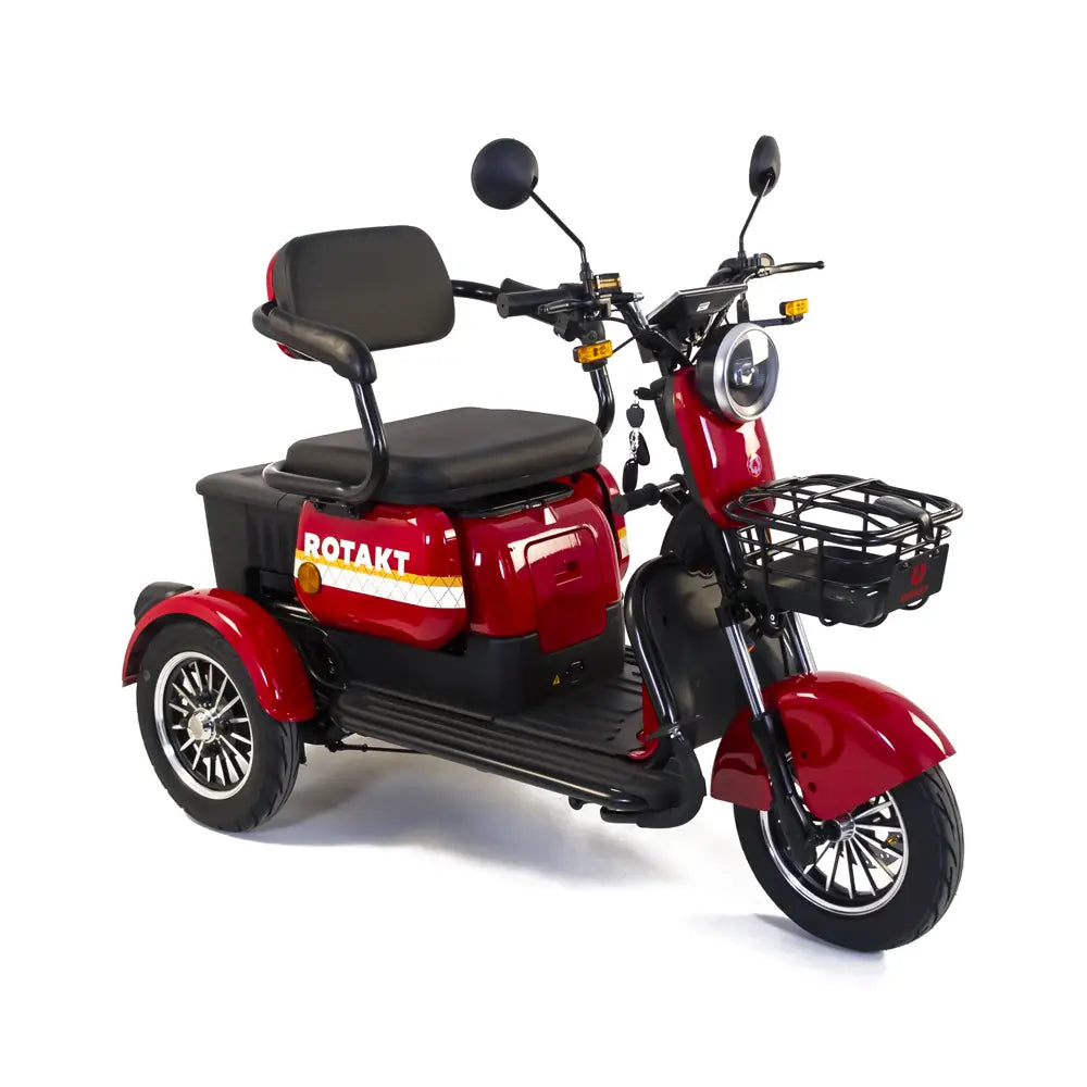 Cumpara Triciclu electric cu 3 roti Rotakt Safari Motor 1000W, 25 km/h, autonomie pana la 62 km, baterie plumb-acid 60V 20Ah, greutate maximă 187 kg, fără permis de la Mesterul Minune