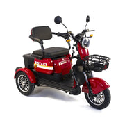 Cumpara Triciclu electric cu 3 roti Rotakt Safari Motor 1000W, 25 km/h, autonomie pana la 62 km, baterie plumb-acid 60V 20Ah, greutate maximă 187 kg, fără permis de la Mesterul Minune
