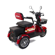 Cumpara Triciclu electric cu 3 roti Rotakt Safari Motor 1000W, 25 km/h, autonomie pana la 62 km, baterie plumb-acid 60V 20Ah, greutate maximă 187 kg, fără permis de la Mesterul Minune