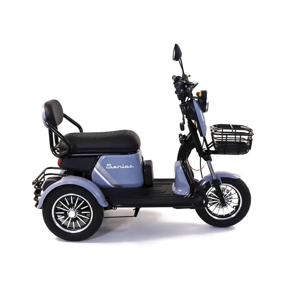 Cumpara Triciclu Electric Rotakt Senior Motor 1000W Viteză 25 km/h Autonomie pana la 62 km Baterie plumb-acid 60V 20Ah Greutate maximă 187 kg, Fără permis de la Mesterul Minune