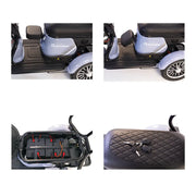 Triciclu Electric Rotakt Senior Motor 1000W Viteză 25 km/h Autonomie 62 km Baterie plumb-acid 60V 20Ah Greutate maximă 187 kg, Fără permis