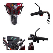 Triciclu Electric cu Remorca Rotakt Guliver 2000W 25 km/h Autonomie 68 km Baterie Plumb-acid 72V 58Ah Greutate maxima 617 kg, Fara permis