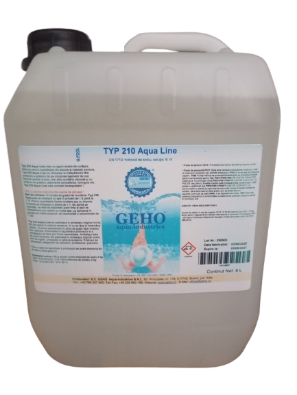 Typ 210 Agent de curatare alcalin - Aqua Line 5L