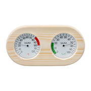 Termohigrometru sauna Waincris din lemn de pin UT-3