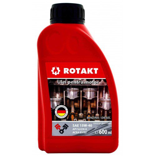 Ulei Rotakt SAE 15W-40, API SJ/CF-4 Pentru Motoarele In 4 timpi 600ml
