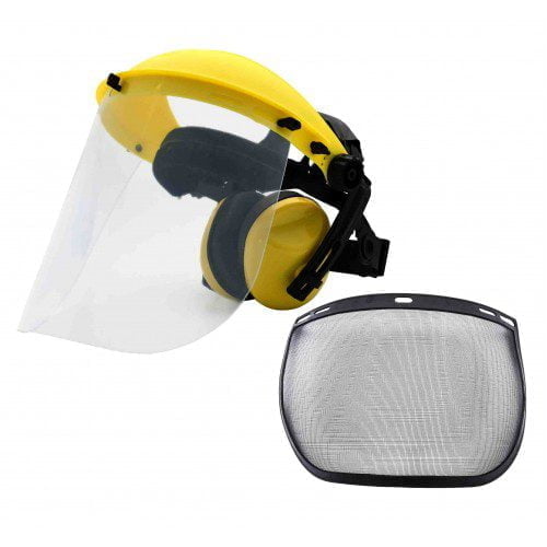 Viziera de protectie cu antifoane externe