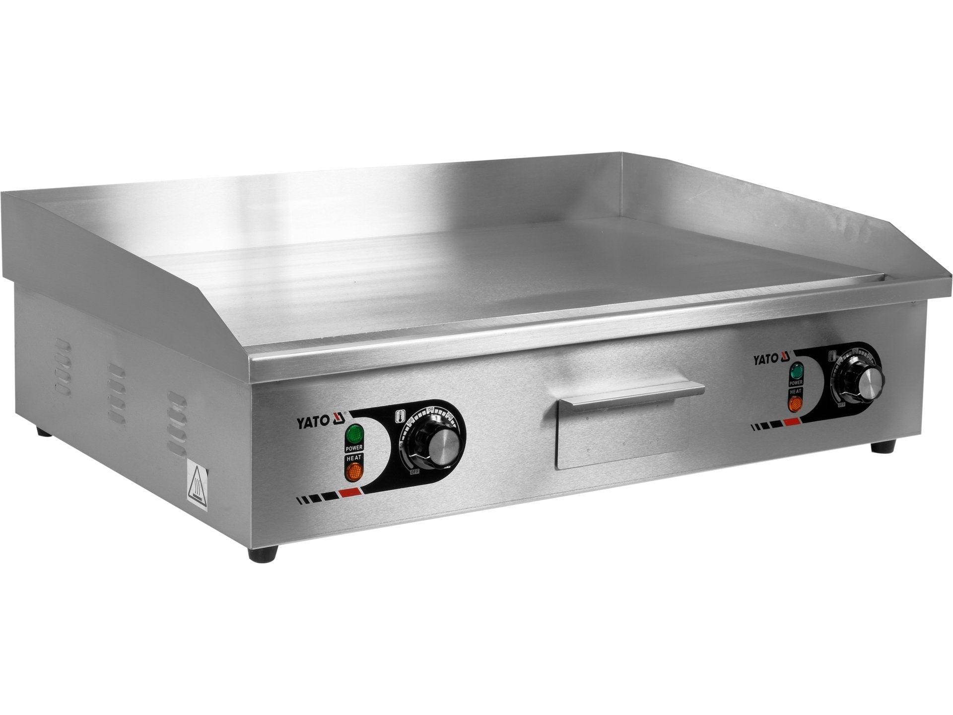 GRĂTAR ELECTRIC CU SUPRAFAȚĂ NETEDĂ, 2X2.2KW, 735X420MM YATO YG-04588